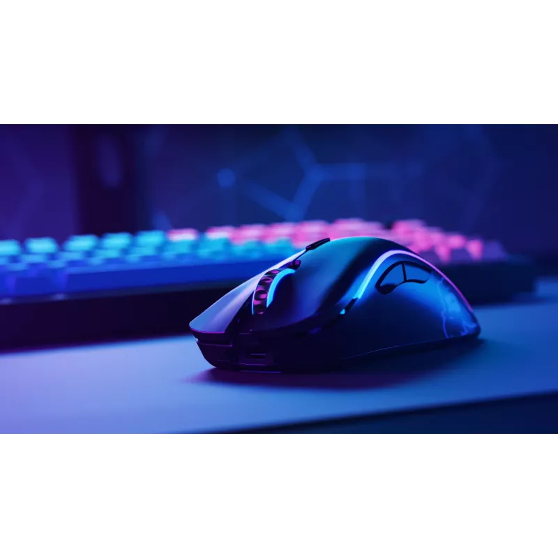 Glorious Gaming Glorious Model D Wireless - Matte Black, labā roka, RF bezvadu, 19000 DPI, melns