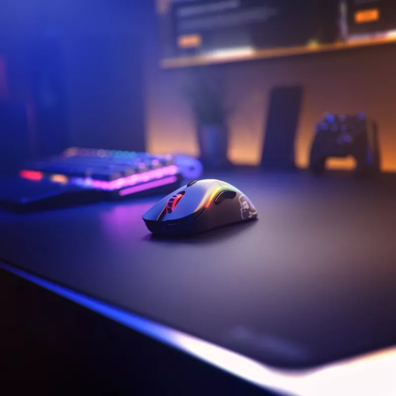 Glorious Gaming Glorious Model D Wireless - Matte Black, labā roka, RF bezvadu, 19000 DPI, melns