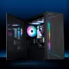PC korpuss Silverstone SETA H1 Midi Tower Melns