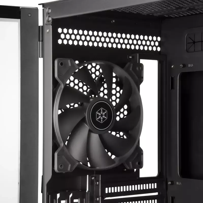 PC korpuss Silverstone SETA H1 Midi Tower Melns