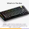 Mehāniskā spēļu tastatūra GLORIOUS GMMK 3 PRO HE 75% Bezvadu RF + Bluetooth, RGB, US QWERTY, Melna