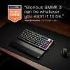 Mehāniskā spēļu tastatūra GLORIOUS GMMK 3 PRO HE 75% Bezvadu RF + Bluetooth, RGB, US QWERTY, Melna