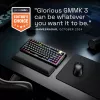 Mehāniskā spēļu tastatūra GLORIOUS GMMK 3 PRO HE 75% Bezvadu RF + Bluetooth, RGB, US QWERTY, Melna