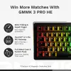 Mehāniskā spēļu tastatūra GLORIOUS GMMK 3 PRO HE 75% Bezvadu RF + Bluetooth, RGB, US QWERTY, Melna