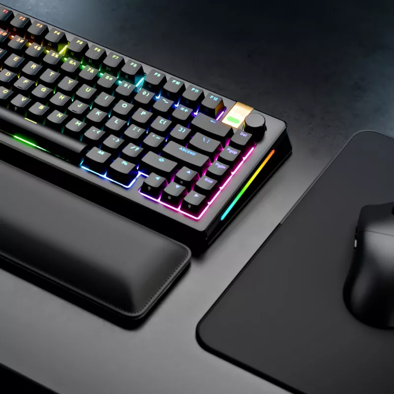 Mehāniskā spēļu tastatūra GLORIOUS GMMK 3 PRO HE 75% Bezvadu RF + Bluetooth, RGB, US QWERTY, Melna