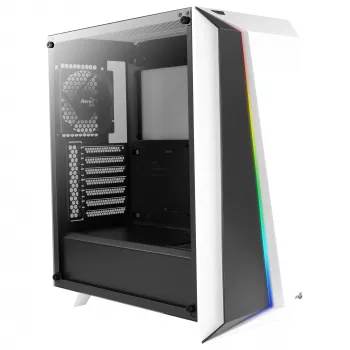 PC korpuss Aerocool Cylon Pro Tempered Glass Midi Tower balts