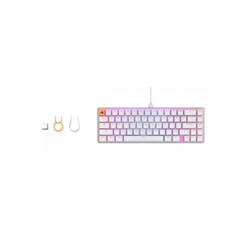 Glorious PC Gaming Race GMMK 2 65% mehāniska tastatūra RGB balta