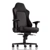 Spēļu krēsls noblechairs Hero PU Āda — Ar gaisa pildījumu sēdeklis, polsterēta atzveltne, melns sēdeklis, 137 cm augstums, 150 kg ietilpība