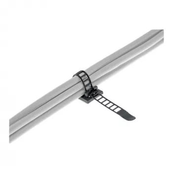 InLine 59969F regulējams kabeļa skava 94mm melna 10gab
