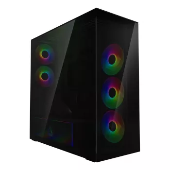 ARCTIC Xtender VG (Melns) Premium E-ATX datora korpuss ar vertikālu GPU montāžu