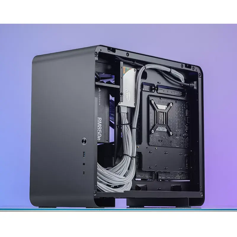 PC korpuss Jonsbo U4 Mini Mini Tower Melns