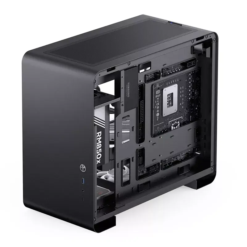 PC korpuss Jonsbo U4 Mini Mini Tower Melns
