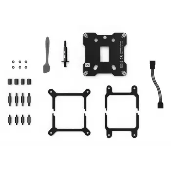 Ūdens bloks Alphacool Core 1 LT Aurora Akrils Varš Niķelis Melns Caurspīdīgs