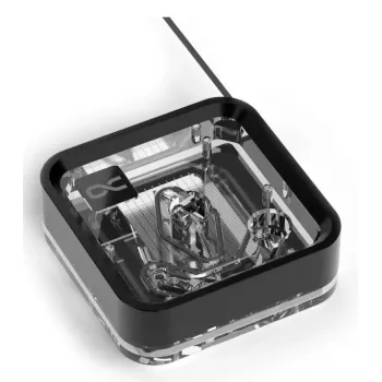 Ūdens bloks Alphacool Core 1 LT Aurora Akrils Varš Niķelis Melns Caurspīdīgs