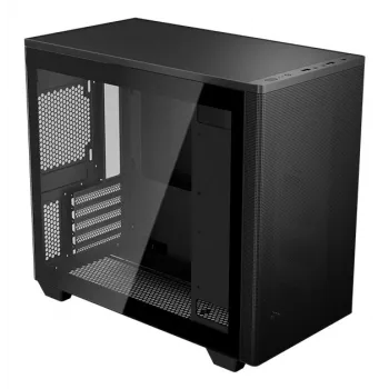 PC korpuss Aerocool Stormfront Mini Mini Tower Melns ATX Sānu Barošanas Bloks 120mm Ventilatori