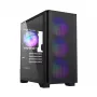 PC korpuss Montech AIR 100 ARGB Mini Tower Melns