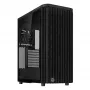 Korpuss ASUS ProArt PA401 Wood TG PWM Tower Melns — ATX, rūdīts stikls, 2x160mm priekšējie ventilatori, USB-C, atbalsta GPU 31.5 cm