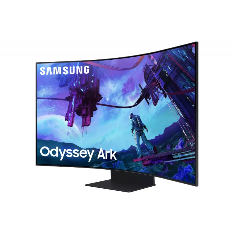 Samsung G97NC monitors 139.7 cm (55 collas) 3840 x 2160 pikseļi 4K Ultra HD LED Melns