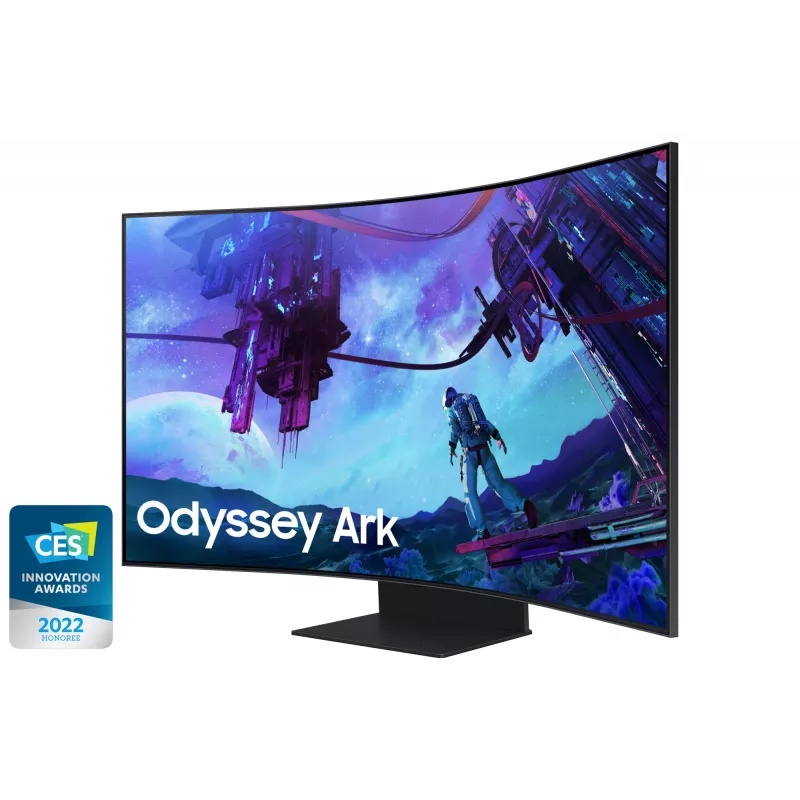 Samsung G97NC monitors 139.7 cm (55 collas) 3840 x 2160 pikseļi 4K Ultra HD LED Melns