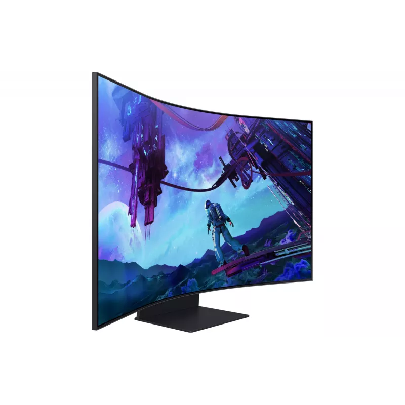 Samsung G97NC monitors 139.7 cm (55 collas) 3840 x 2160 pikseļi 4K Ultra HD LED Melns
