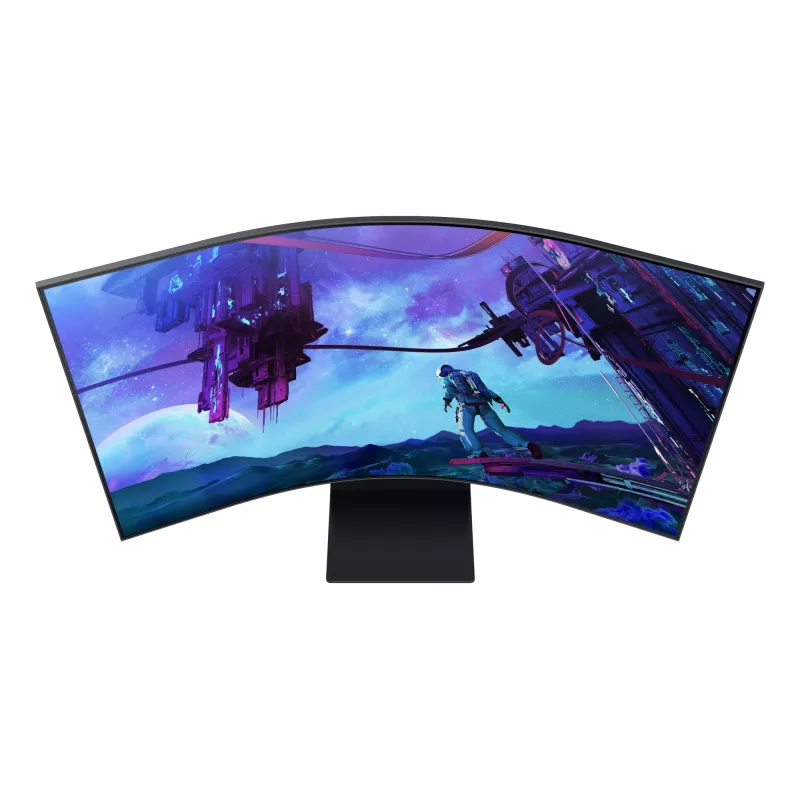 Samsung G97NC monitors 139.7 cm (55 collas) 3840 x 2160 pikseļi 4K Ultra HD LED Melns