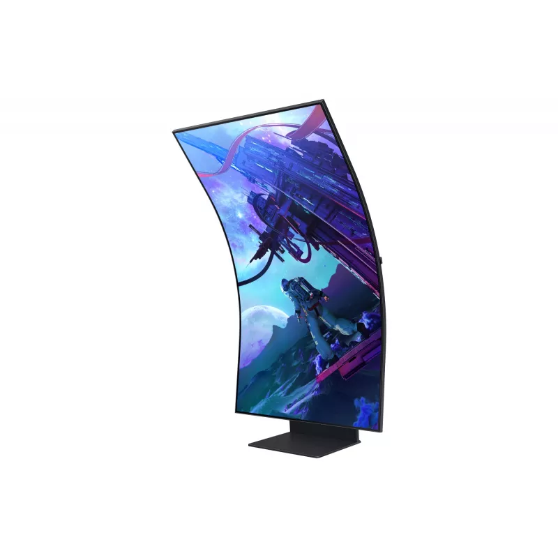 Samsung G97NC monitors 139.7 cm (55 collas) 3840 x 2160 pikseļi 4K Ultra HD LED Melns