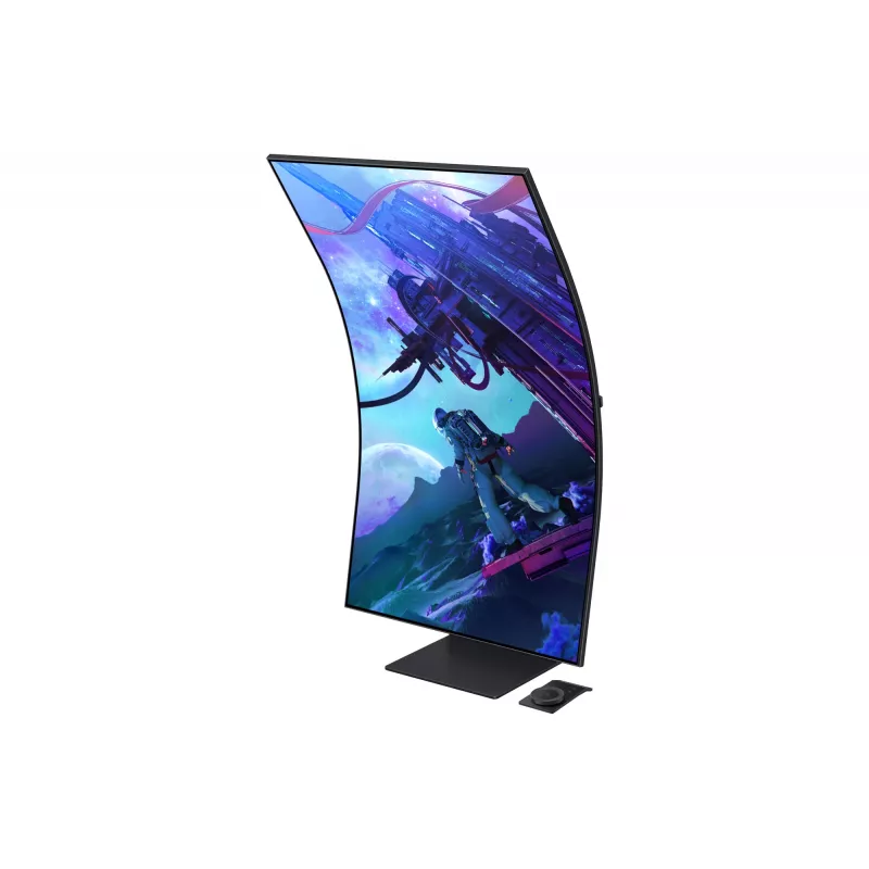 Samsung G97NC monitors 139.7 cm (55 collas) 3840 x 2160 pikseļi 4K Ultra HD LED Melns