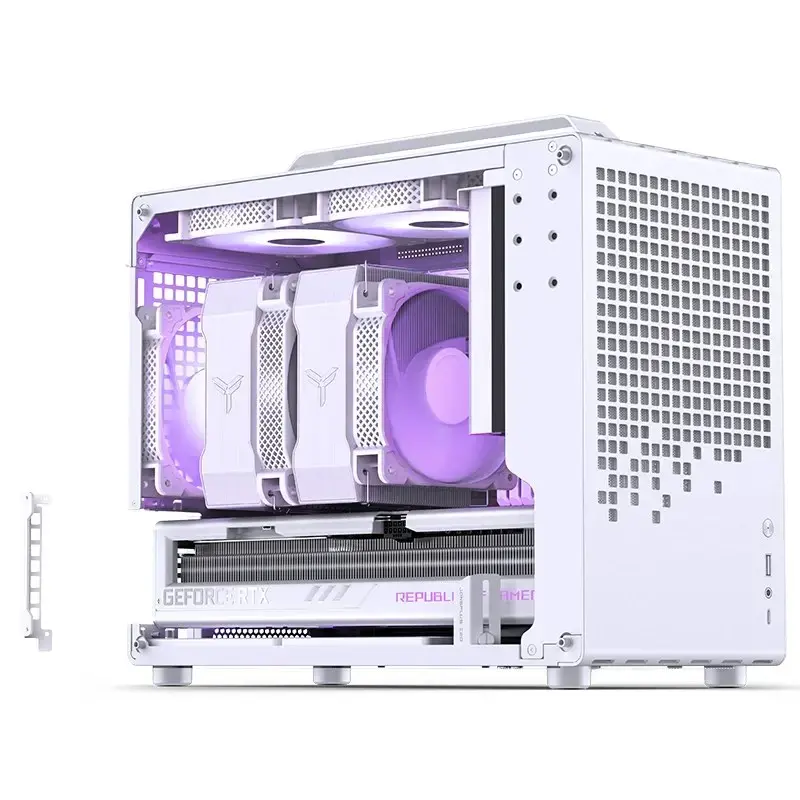 Datora korpuss Jonsbo Jonsplus Z20 Mesh Mini Tower Micro-ATX Balts