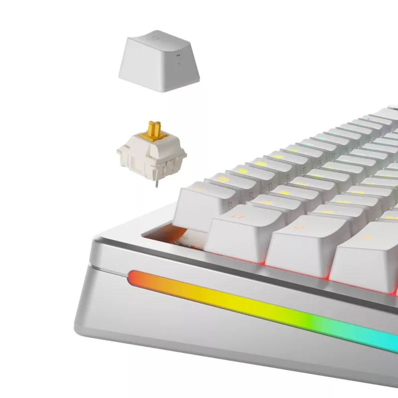 Mehāniskās tastatūras slēdži GLORIOUS Glorious Panda Tactile – 36 gab., polikarbonāts, caurspīdīgi dzeltens