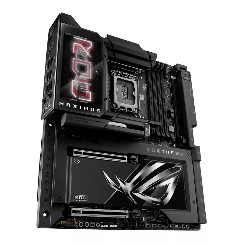 Mātesplate ASUS ROG MAXIMUS Z890 EXTREME — Intel Z890, LGA 1851, Extended ATX, DDR5, 4 DIMM, Wi‑Fi 7, 10Gb Ethernet