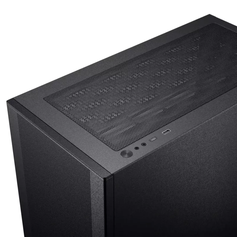 PC korpuss PHANTEKS XT Pro Ultra Midi Tower Melns — ATX/EATX, Rūdīts stikls, 2x3.5 collas + 5x2.5 collas, USB-C