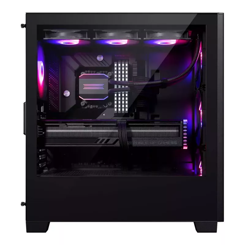 PC korpuss PHANTEKS XT Pro Ultra Midi Tower Melns — ATX/EATX, Rūdīts stikls, 2x3.5 collas + 5x2.5 collas, USB-C
