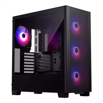 PC korpuss PHANTEKS XT Pro Ultra Midi Tower Melns — ATX/EATX, Rūdīts stikls, 2x3.5 collas + 5x2.5 collas, USB-C