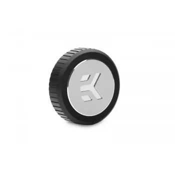 Kontaktdakša EKWB EK-Quantum Torque Plug — Misina, Melns/Sudrabs, Ø 23 mm, Augstums 5.5 mm
