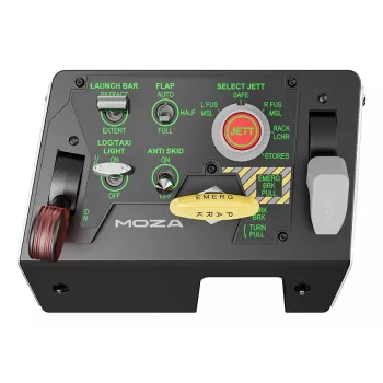 Moza Racing MTLP Panel, Melns, Metāls, 196.5 mm, 134.7 mm, 149 mm, 680 g