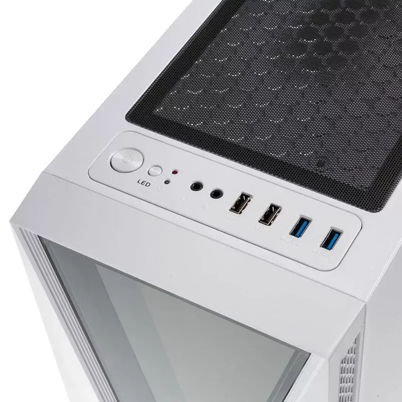 Datora korpuss Kolink VOID WHITE Midi Tower Balts, Melns