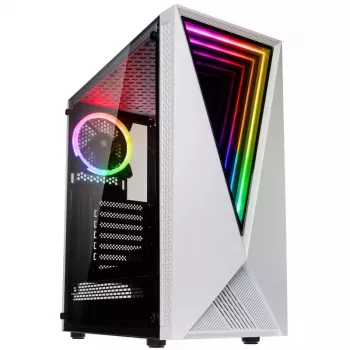 Datora korpuss Kolink VOID WHITE Midi Tower Balts, Melns