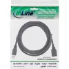 InLine USB 3.2 Gen.1 kabelis, A tipa tēviņš / B tipa mātīte, melns, 2m