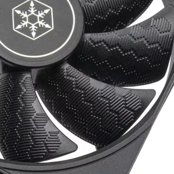 SILVERSTONE SST-SF120B 120 mm korpusa ventilators melns