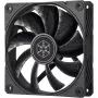 SILVERSTONE SST-SF120B 120 mm korpusa ventilators melns