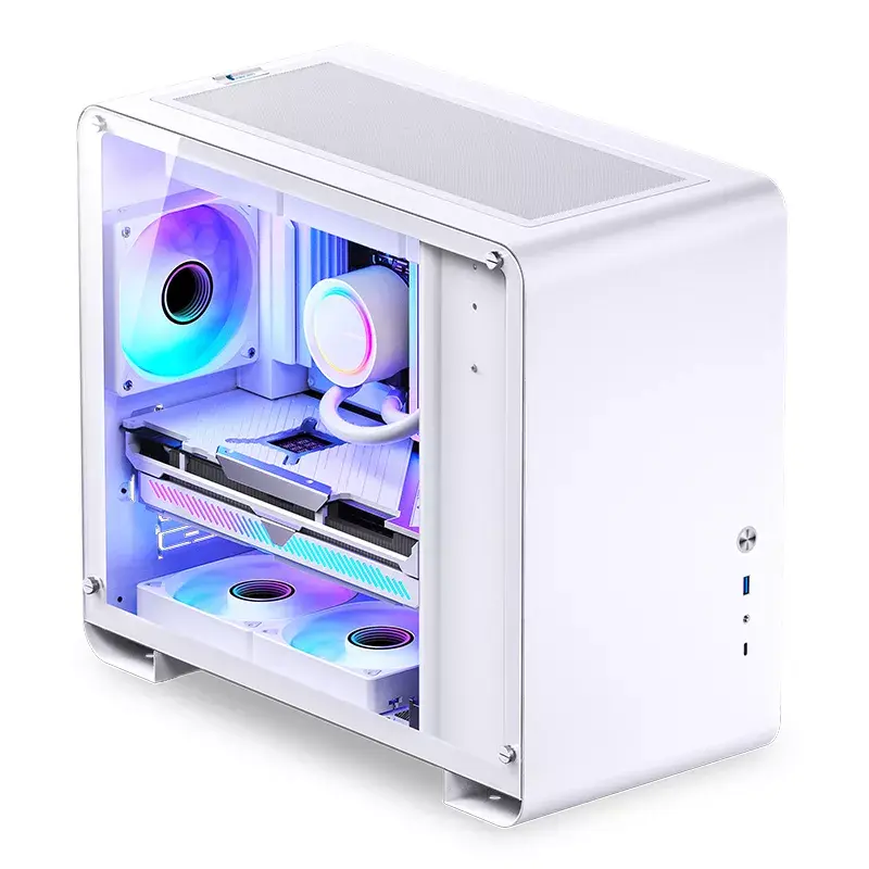 Korpuss Jonsbo U4 MINI WHITE Mini Tower Balts