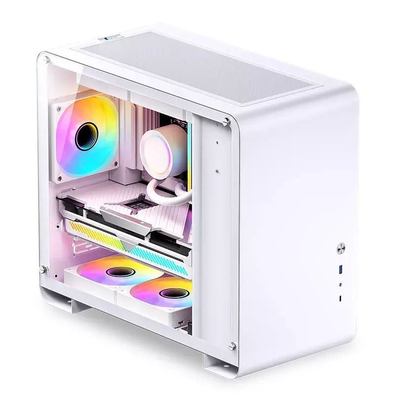 Korpuss Jonsbo U4 MINI WHITE Mini Tower Balts
