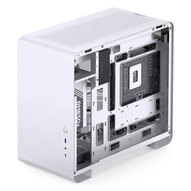 Korpuss Jonsbo U4 MINI WHITE Mini Tower Balts