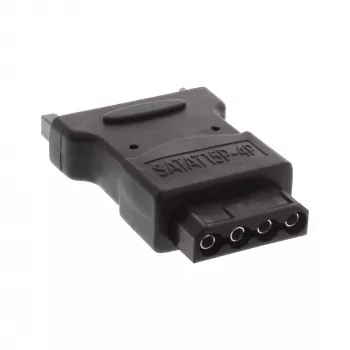 InLine SATA barošanas adapteris 1x Molex 4 kontaktu vīrišķais / 15 kontaktu SATA sievišķais