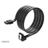 Akasa leņķveida SATA datu vads 6 Gb/s, 100 cm