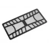 Filtrs SILVERSTONE FF142 — 320×155×5 mm, melns, modelis SSTFF142B