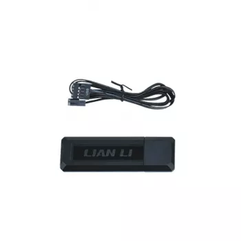 Datora korpusa ventilators Lian Li 12RCL1W3B 120 mm, 12 V, 2150 RPM, 2.52 mmH2O, Fluid Dynamic Bearing, melns