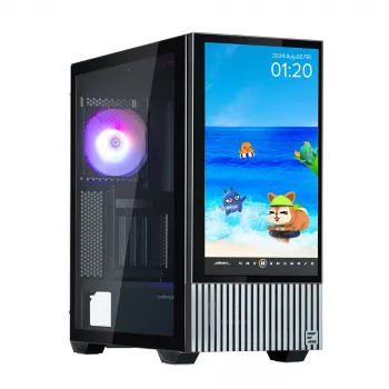 PC korpuss Zalman Z10 DS Midi Tower Melns