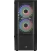 PC korpuss Aerocool Quantum Mesh Midi Tower Melns