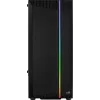 Aerocool Bionic V2 (PGS Bionic-G-BK-v2) Midi Tower datora korpuss, ATX, RGB, rūdīts stikls, melns